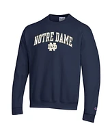 Champion Men's Navy Notre Dame Fighting Irish Arch Over Logo Pullover Sweatshirt