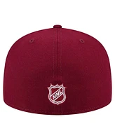 New Era Men's Burgundy Colorado Avalanche State Stitch 59FIFTY Fitted Hat