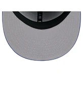 New Era Men's Blue York Knicks State Stitch 59FIFTY Fitted Hat