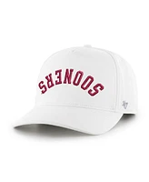 '47 Brand Men's White Oklahoma Sooners Flip Script Hitch Adjustable Hat