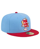 New Era Men's Light Blue/Red Reno Aces Copa de la Diversion 59FIFTY Fitted Hat
