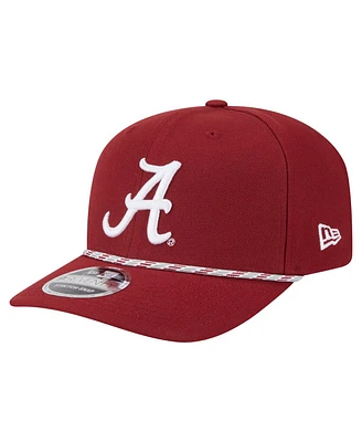 New Era Men's Crimson Alabama Crimson Tide Game Day Multi-Rope 9SEVENTY Stretch-Snap Hat