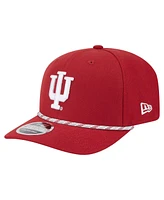 New Era Men's Crimson Indiana Hoosiers Game Day Multi-Rope 9SEVENTY Stretch-Snap Hat