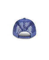 New Era Women's Navy Dallas Cowboys Gameday Sequin 9FORTY Adjustable Hat