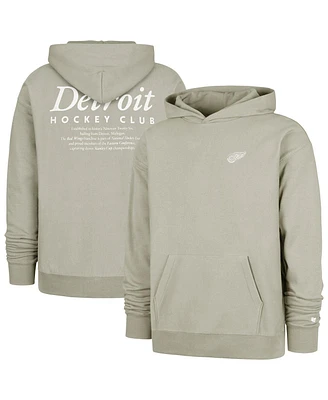'47 Brand Men's Gray Detroit Red Wings Foundation Pullover Hoodie