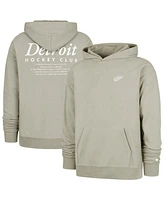 '47 Brand Men's Gray Detroit Red Wings Foundation Pullover Hoodie