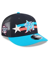 New Era Men's Navy Miami Marlins 2024 Mlb All-Star Game Mesh Back Low Profile 9FIFTY Snapback Hat