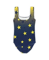 ZooZatz Big Boys and Girls Navy Michigan Wolverines Dance Leotard