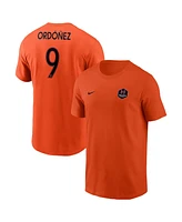 Nike Men's Diana Ordonez Orange Houston Dash Core Crew Neck T-Shirt