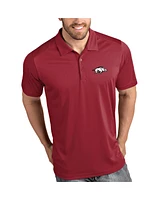Antigua Men's Cardinal Arkansas Razorbacks Tribute Polo Shirt
