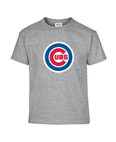 Soft as a Grape Big Boys and Girls Royal/Gray Chicago Cubs T-Shirt, Set of 2