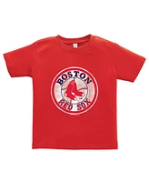 Soft as a Grape Toddler Red/Gray Boston Red Sox Cooperstown Collection T-Shirt, Set of 2