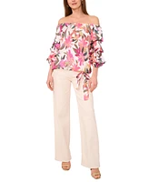 Vince Camuto Women's Off-The-Shoulder Balloon-Sleeve Top