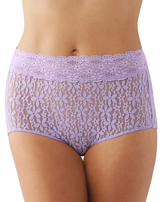 Wacoal Women's Flower-Lace Brief Lingerie 870405