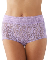 Wacoal Women's Flower-Lace Brief Lingerie 870405