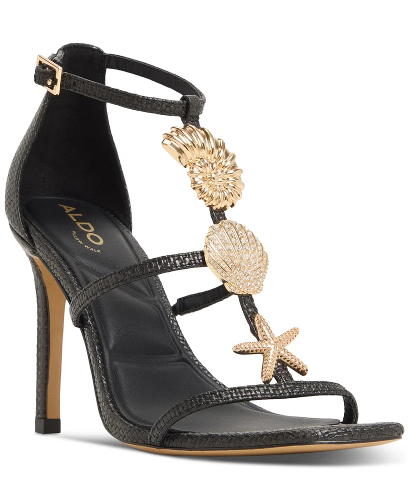 Aldo Women's Summerdate Strappy Seashell Dress Sandals