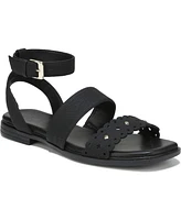 Naturalizer Women's Gana Square Toe Strappy Flat Sandals