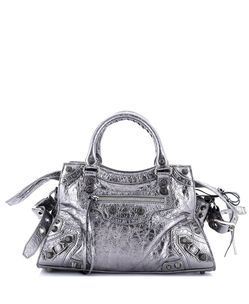 Pre-Owned Balenciaga Medium Neo Cagole City Bag Leather
