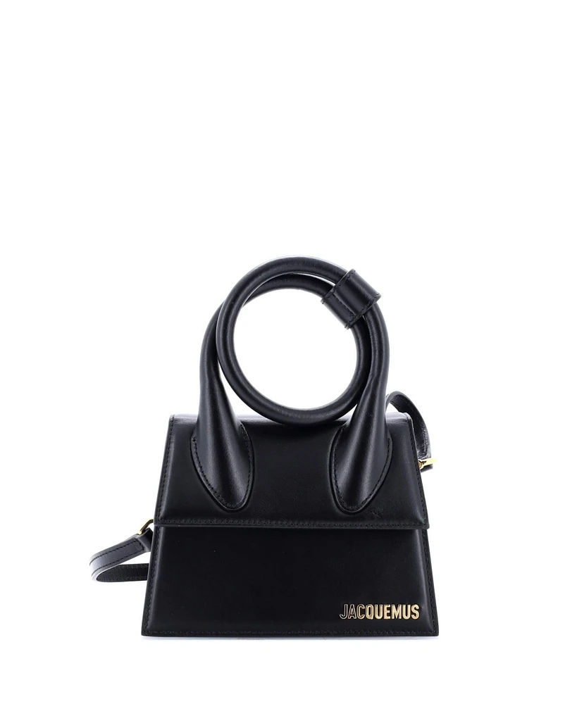 Pre-Owned Jacquemus Le Chiquito Noeud Bag Leather