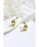 Sparkling Star Drop Shape Studs