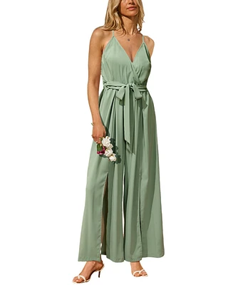 Cupshe Women's Wild Roots Green Jumpsuit