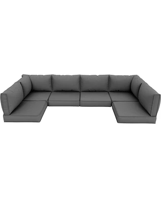 Grey Replacement Patio Cushions with Sponge
