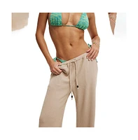 Cotton On Women's Lightweight Wide Leg Beach Pant