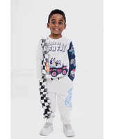 Bluey Baby Boys Henley T-Shirt and French Terry Pants