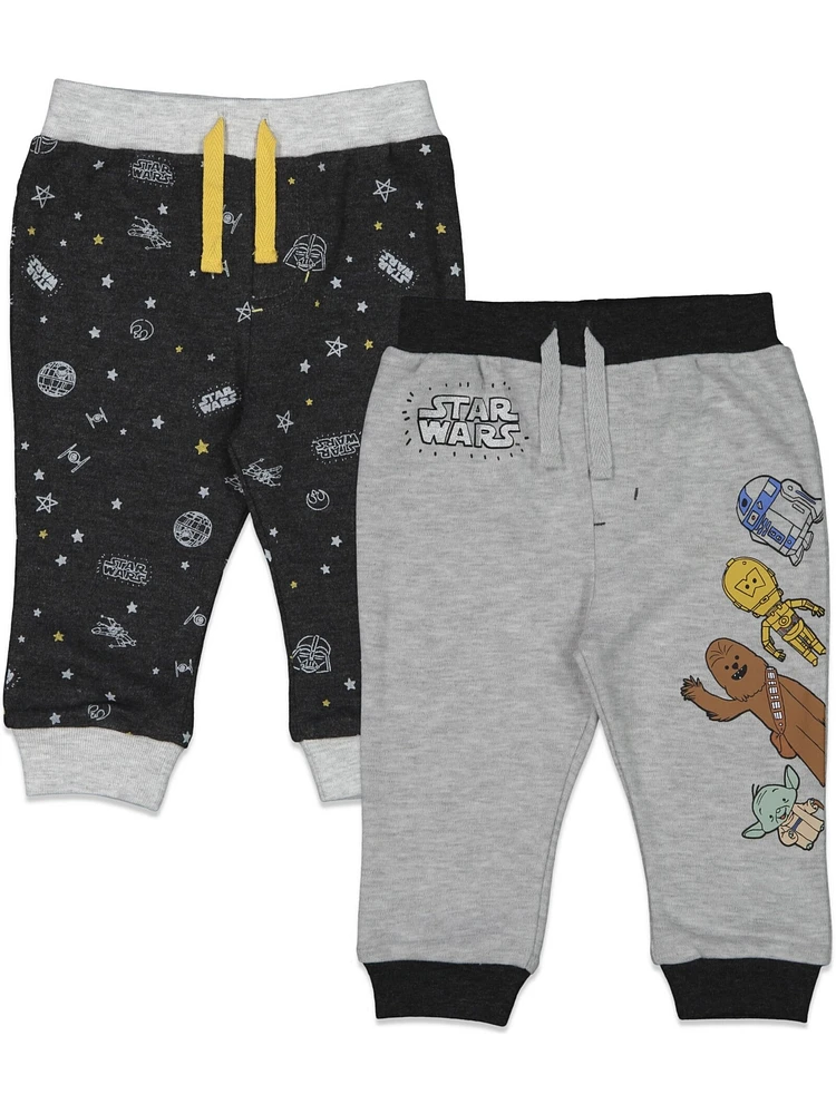 Star Wars Baby Boys 2 Pack Jogger Pants