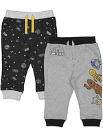 Star Wars Baby Boys 2 Pack Jogger Pants