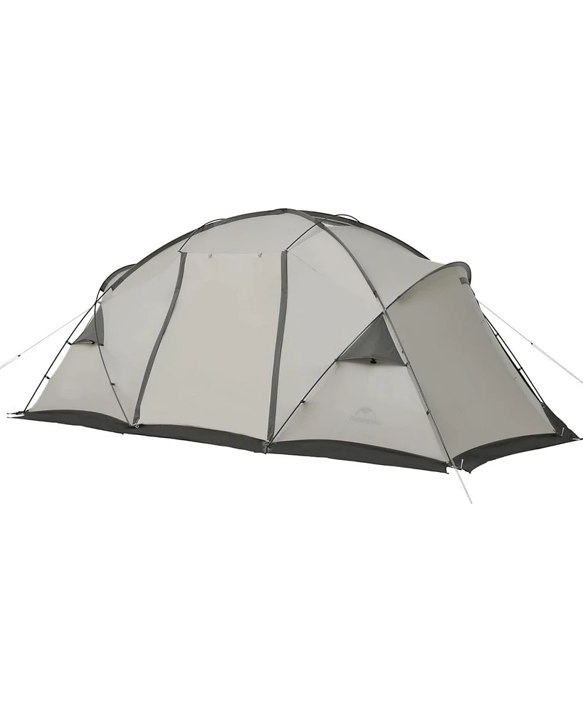 Naturehike Massif Hot Tent with Stove Jack, 4 Season Tent, 4 Person Camping Tent, UPF50+ Waterproof Windproof Winter Tent with Room and Hall