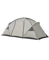 Naturehike Massif Hot Tent with Stove Jack, 4 Season Tent, 4 Person Camping Tent, UPF50+ Waterproof Windproof Winter Tent with Room and Hall