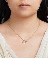Disney Cubic Zirconia Mickey Mouse Mom Necklace