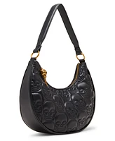 Betsey Johnson Skele-Tease Zipper Shoulder Bag