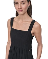 Dkny Jeans Women's Cotton Tiered Maxi Dress