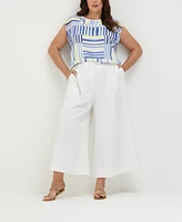 Ella Rafaella Plus Wide Culotte Pants