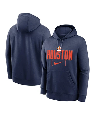 Nike Men's Navy Houston Astros Club Slack Pullover Hoodie