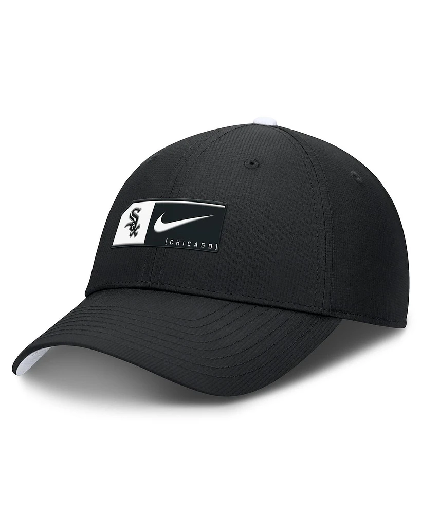Nike Men's Black Chicago White Sox Club Primetime Adjustable Hat