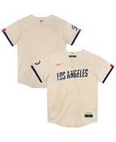 Nike Preschool Cream Los Angeles Dodgers City Connect Jersey