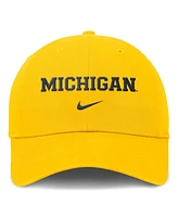Nike Men's Maize Michigan Wolverines Club Adjustable Hat