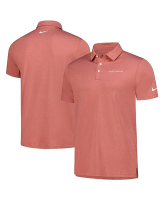 Nike Men's Athletic Heather Red 2025 The Players Tour Performance Polo Shirt
