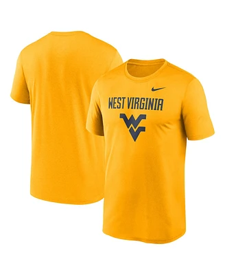 Nike Men's Gold West Virginia Mountaineers Lockup Legend Performance T-Shirt