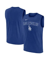 Nike Men's Royal Los Angeles Dodgers Knockout Performance Muscle Tank Top