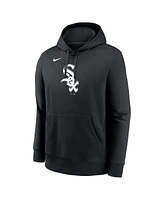 Nike Men's Black Chicago White Sox Logo Club Fleece Pullover Hoodie