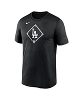 Nike Men's Black Los Angeles Dodgers Icon Legend Performance T-Shirt