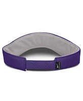 Nike Men's and Women's Purple Lsu Tigers 2025 Dugout Softball Ace Performance Adjustable Visor Hat