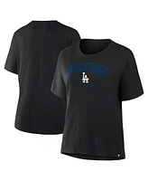 Fanatics Women's Black Los Angeles Dodgers Home Run Legacy T-Shirt