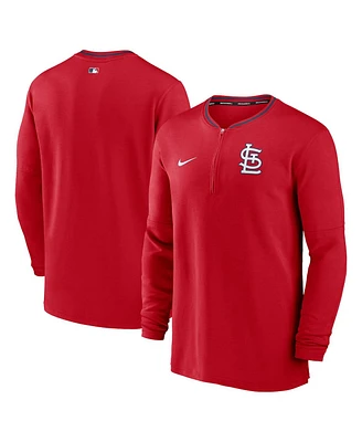 Nike Men's Red St. Louis Cardinals Authentic Collection Performance Half-Zip Top