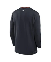 Nike Men's Navy Detroit Tigers Authentic Collection Performance Half-Zip Top