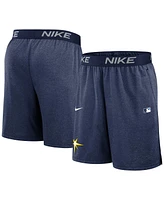 Nike Men's Navy Tampa Bay Rays Authentic Collection Performance Knit Shorts